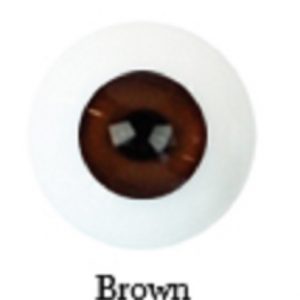 Meister Handmade Glass Eyes (Brown) 18mm