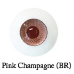 Meister Handmade Glass Eyes (Pink Champagne) 18mm