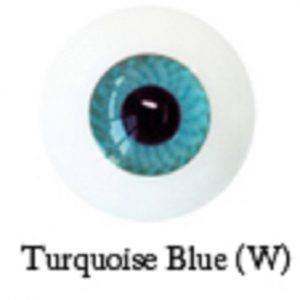 Meister Handmade Glass Eyes (Turquoise Blue) 18mm