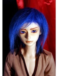 Michiko Fur Wig – Blue Snug Fit Style size 7