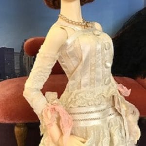 Minxy OOAK 1920’s Style Satin & Lace Gown (SD10/13)