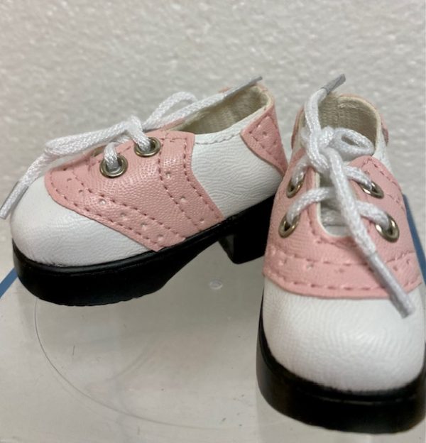 63mm Saddle Oxford (Pink & White) 63/25mm (MSD/Kay Wiggs)