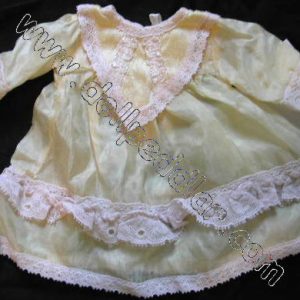 DP-Modelle Bleuette Pale Yellow China Silk Dress 29cm