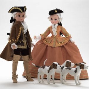 Pompadour Fall Cissy & Louis XV 21″LE120