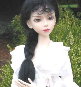 Whitney Mohair Wig (Black) Size 7-8