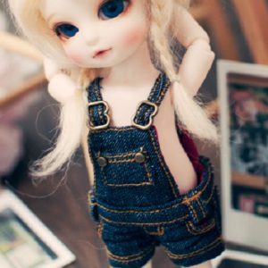 TTYA Denim Short Overalls Lati Yellow