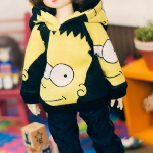 TTYA Homer Simpson Hooded T (Black) SD13 Girl