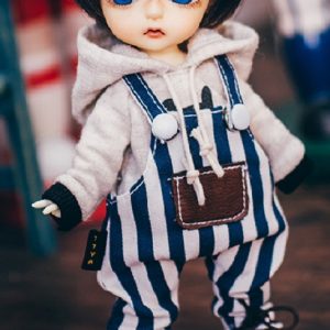 TTYA Striped Overalls (Navy) Lati-Yellow