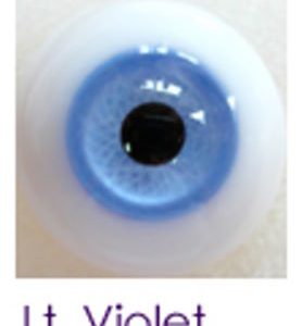 Eyes – Paperweight Glass Round 16mm Light Violet