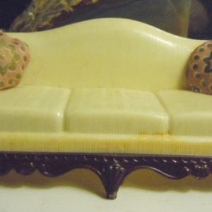 Furniture: Renwal Vintage Sofa  5” long – Attached pillows