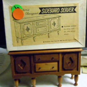 Vintage Shackman Cherrywood Sideboard Server w/box