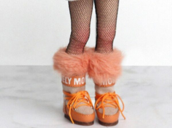 SK Snow Boots (Pumpkin) Fits Blythe/Pullip/Etc