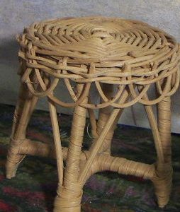 Furniture: Natural Rattan Table Only