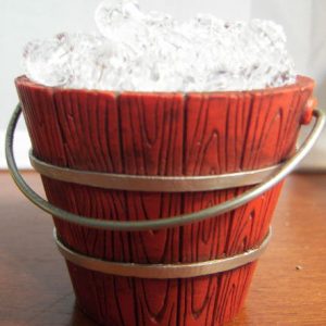 Resin bucket w/bale – 2″ x 1-1/2″ tall
