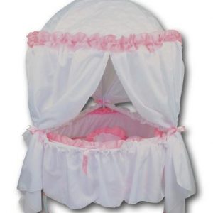 Furniture: Round Canopy Bed (For up to 22″ Dolls)