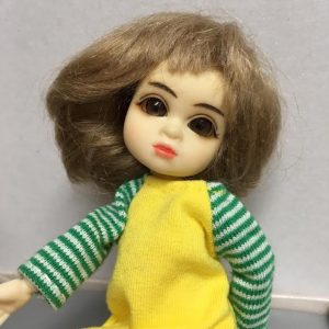 Sadie Wig (Warm Brown) Size 2-3 Amelia, Elfdoll Tinies