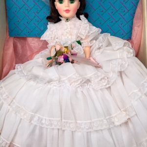 Vintage Scarlett O’Hara 21″ White Gown Jackie Sculpt #2247