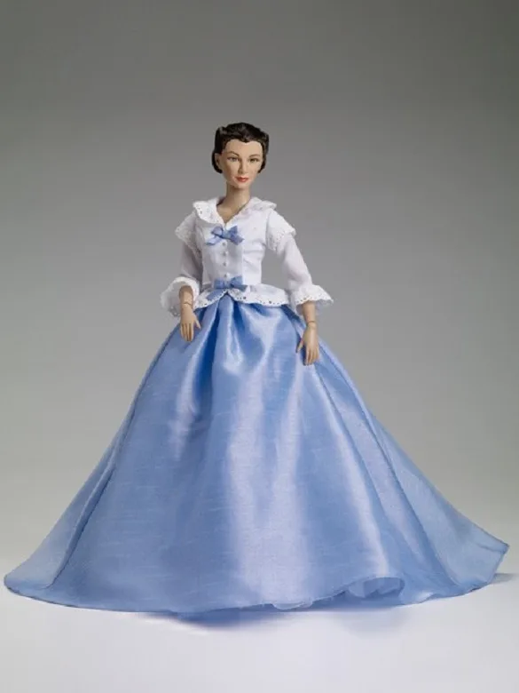 gone with the wind blue dress Farm Rio Maira Long Linen Floral Print Dress