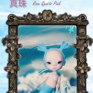 Shinju Baby Mermaid (Rose Quartz Pink) 8cm