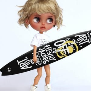 SK Pearl Ankle Boot (White) Fits Blythe/Pullip/Etc