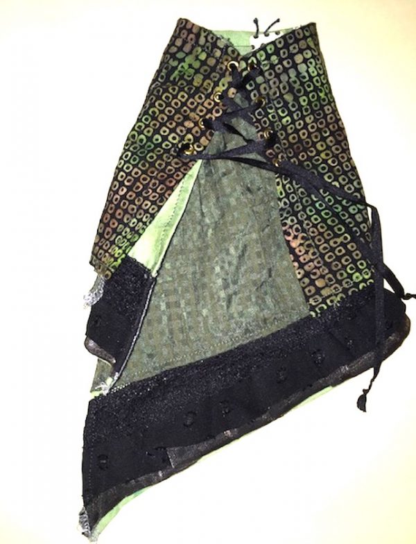 Handmade Green Tile Print Skirt (Fits MSD)