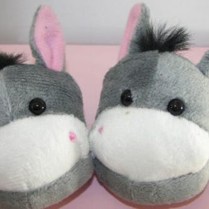 Animal Slippers (Donkey) SD/18″ Play Doll Size