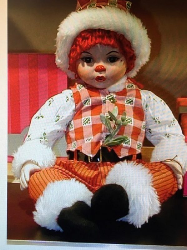 Huggs Mistle Ho Ho Ho 14" Porcelain by Marie Osmond