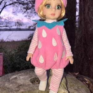 Strawberry PJ Set 10″ Dolls/Patsy/Boneka/YO-SD