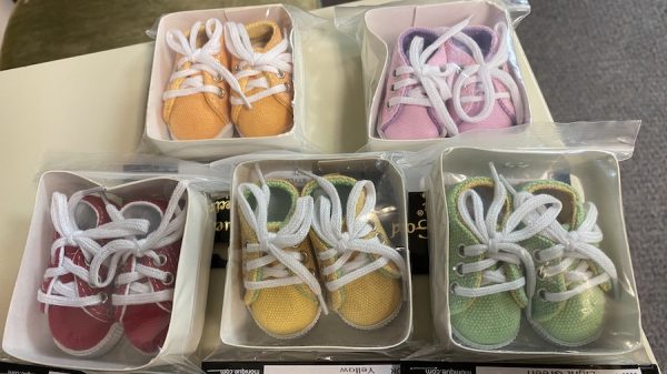 Canvas Sneakers Red MSD, Kaye Wiggs  63mm/25mm