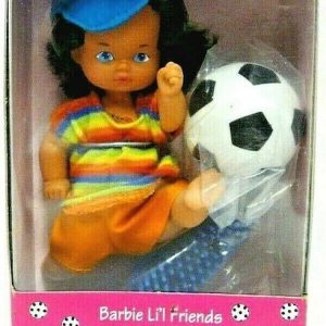 11856 Barbie L’il Friends Kelly Soccer Player RARE EUROPEAN ONLY