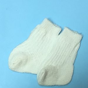 Socks – Cream – 10-12″ dolls