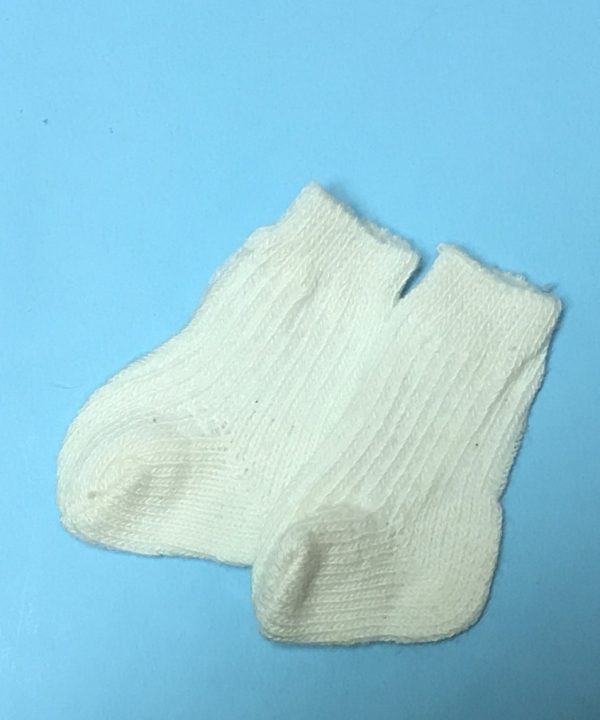 Socks - Cream - 10-12" dolls