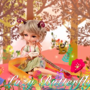 Lila Diablesse by Soom Lazy Butterfly 13″ (34cm)