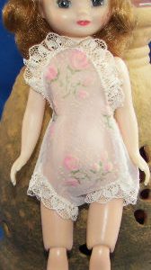 Vintage Tiny Betsy McCall – Chemise w/large & small rose cluster