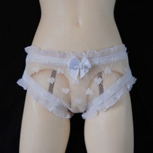 Sheer White Heart Panty – SD/SD13