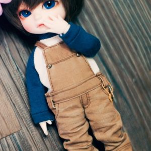 TTYA Washed Cotton Overalls (Beige) Lati Yellow