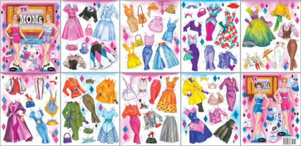 TV Moms & Fabulous 50s Fashions Paper Dolls
