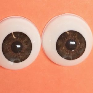 Eyes – Flat Back Acrylic – Umber 16mm