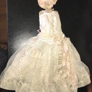 SD/SD13 Vintage Style Gown w/vintage lace, ribbons, trims – One