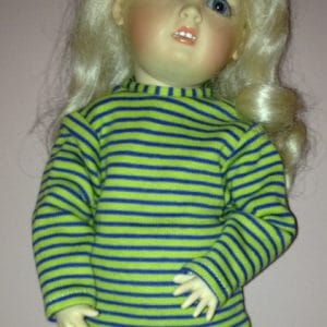 Blue & Green Long Sleeve Knit Shirt 28cm