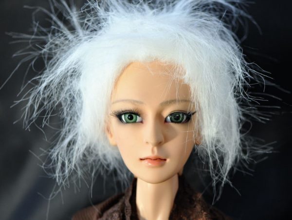 Michiko Fur Wig - Snug Fit Wig White Size 7