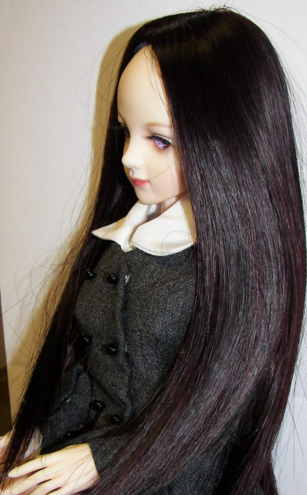 Very Long Dark Brown Blend Wig (Size 6-7/MSD)