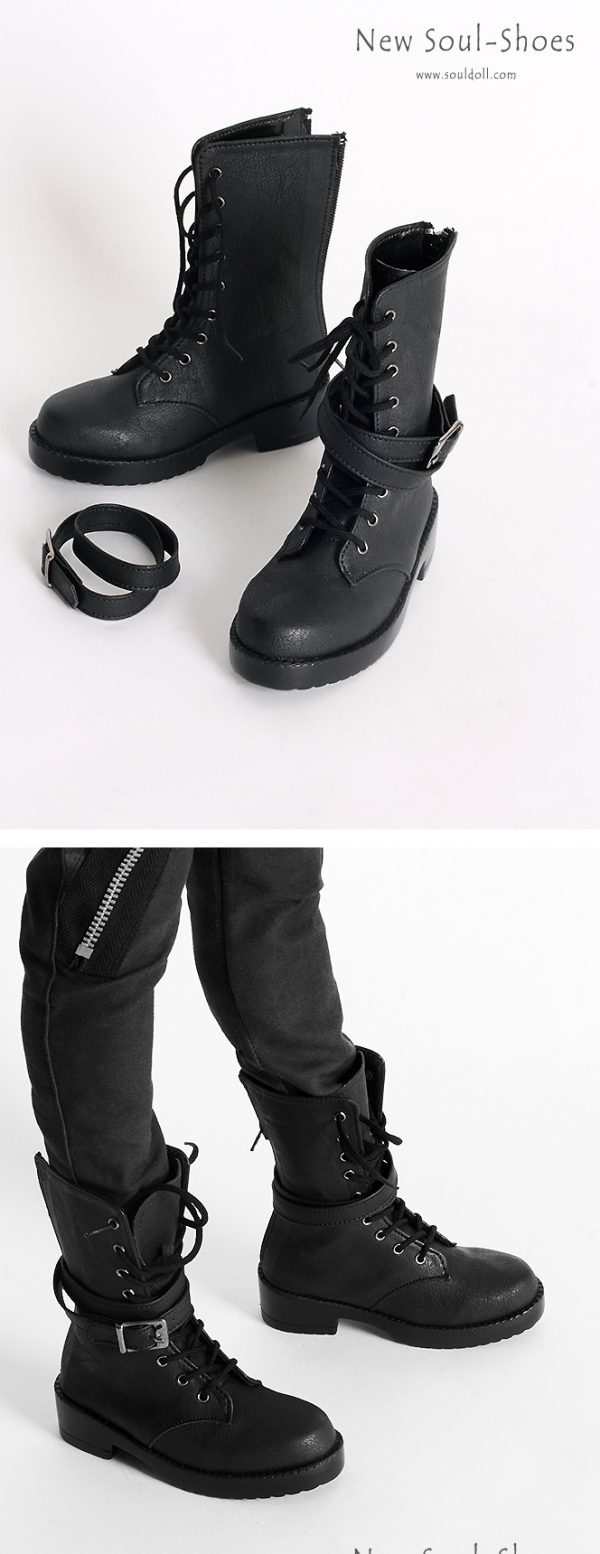 wk(b)-tz Black Moto Boots (Fits Tera Zenith & Zenith Boy)