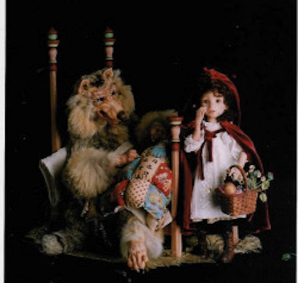 Swayze and Goldstein (Red Riding Hood) by Anne Robin Luckett OOAK