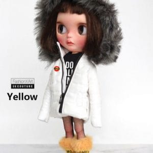 SK Snow Boots (Yellow) Fits Blythe/Pullip/Etc