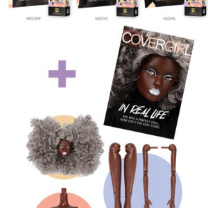 JHD Covergirl Studio Doll Gold Hair + Part of the Black Doll (Head)