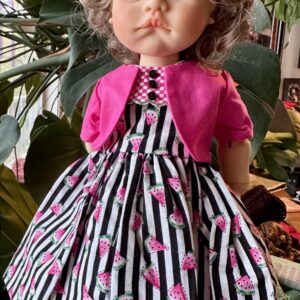 Wee Designs Melon Slices Outfit fits Meadowdolls Dumpling & Similar 11″