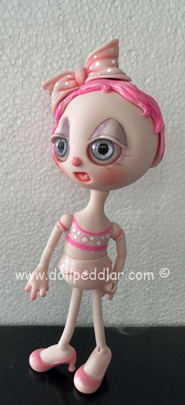Ruby, Magical Musical Lady 23cm (9") Pink Petal Resin PROTOTYPE handpainted by Nefer Kane - Image 12