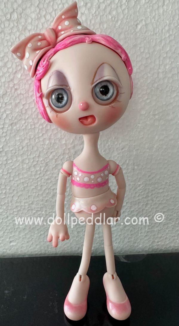 Ruby, Magical Musical Lady 23cm (9") Pink Petal Resin PROTOTYPE handpainted by Nefer Kane - Image 11