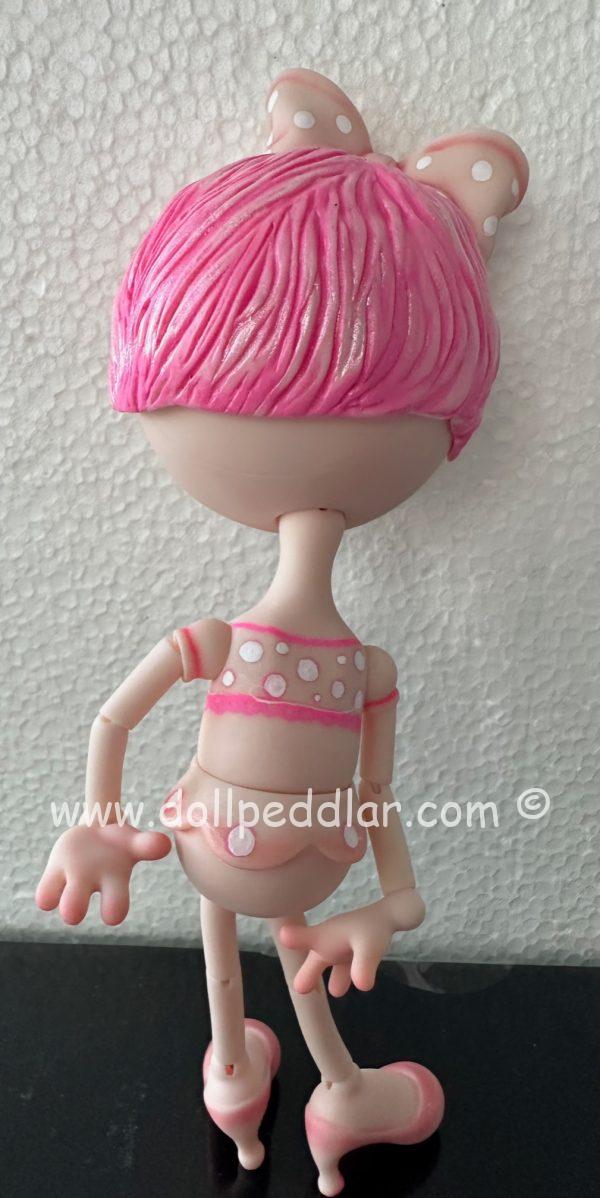 Ruby, Magical Musical Lady 23cm (9") Pink Petal Resin PROTOTYPE handpainted by Nefer Kane - Image 5